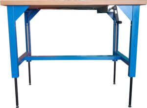 asztal-munkapad, állítható magasságú munkapad